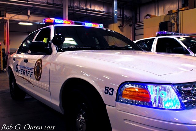 Sheriff's Office Patrol Vehicle w/ lights on