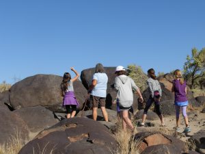 photos from Celebration Park archaeology field trip