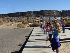 Photo from archaeology field trip at Celebration Park