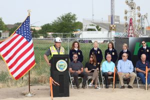 Photo of July 28 groundbreaking ceremony for the new Canyon County Fair Expo Building