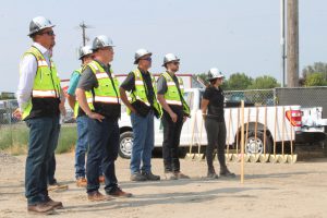 Photo of July 28 groundbreaking ceremony for the new Canyon County Fair Expo Building