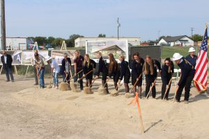 Photo of July 28 groundbreaking ceremony for the new Canyon County Fair Expo Building