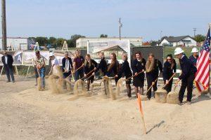 Photo of July 28 groundbreaking ceremony for the new Canyon County Fair Expo Building