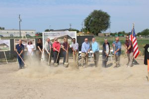 Photo of July 28 groundbreaking ceremony for the new Canyon County Fair Expo Building