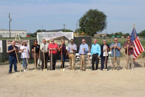 Photo of July 28 groundbreaking ceremony for the new Canyon County Fair Expo Building