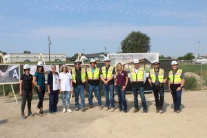 Photo of July 28 groundbreaking ceremony for the new Canyon County Fair Expo Building