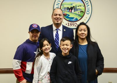 Rick Hogaboam was sworn in as the new County Clerk