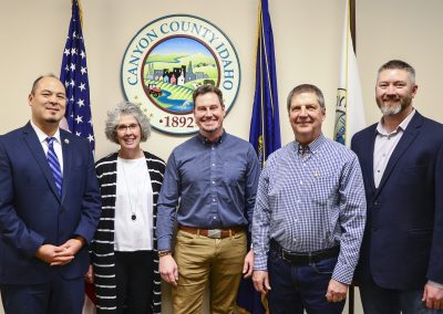 Rick Hogaboam was sworn in as the new County Clerk