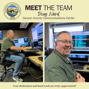 Doug Ward is an Emergency Communications Officer with nearly 12 years of service at the switchboard.