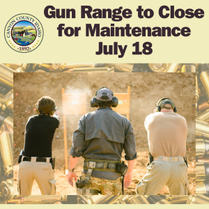 George Nourse Gun Range to Close for Maintenance July 18, 2024
