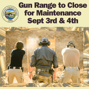 George Nourse Gun Range Closure Due to Survey Crew Work September 3rd-4th, 2024