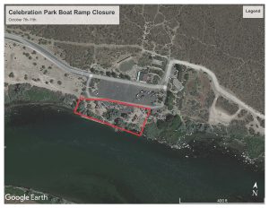 Celebration Park Boat Ramp to Close October 7–11, 2024